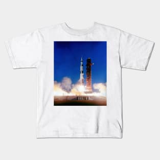 Apollo 8 launch (S375/0088) Kids T-Shirt